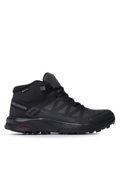 Salomon Trekkingi Outrise Mid Gtx W L47160500 Czarny ze sklepu MODIVO w kategorii Buty trekkingowe damskie - zdjęcie 182664487
