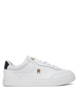 Tommy Hilfiger Sneakersy Essential Chic Court Sneaker FW0FW08579 Biały ze sklepu MODIVO w kategorii Buty sportowe damskie - zdjęcie 182664488