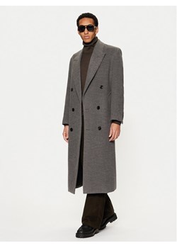 AMI PARIS Płaszcz przejściowy HCO317.WV0025 Szary Regular Fit ze sklepu MODIVO w kategorii Płaszcze męskie - zdjęcie 182664528