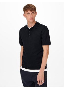 Only & Sons Polo Wyler 22022219 Granatowy Regular Fit ze sklepu MODIVO w kategorii T-shirty męskie - zdjęcie 182664555