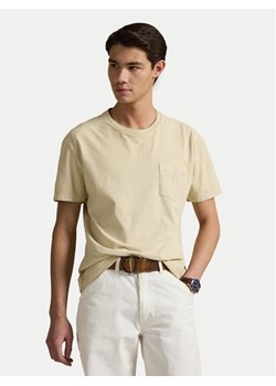 Polo Ralph Lauren T-Shirt 710969628007 Beżowy Custom Slim Fit ze sklepu MODIVO w kategorii T-shirty męskie - zdjęcie 182664645