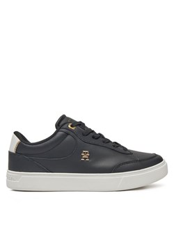 Tommy Hilfiger Sneakersy Essential Chic Court Sneaker FW0FW08322 Czarny ze sklepu MODIVO w kategorii Buty sportowe damskie - zdjęcie 182664655