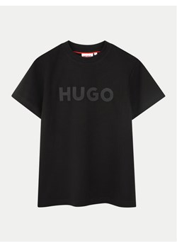 HUGO T-Shirt G00333 D Czarny Regular Fit ze sklepu MODIVO w kategorii T-shirty chłopięce - zdjęcie 182664795