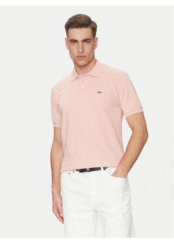 Lacoste Polo L1264 Różowy Classic Fit ze sklepu MODIVO w kategorii T-shirty męskie - zdjęcie 182664827