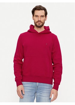 Tommy Hilfiger Bluza Flag Logo MW0MW34266 Czerwony Regular Fit ze sklepu MODIVO w kategorii Bluzy męskie - zdjęcie 182664899