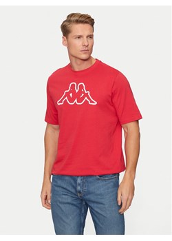 Kappa T-Shirt Logo Korpo Cromen 303HZ70 Czerwony Regular Fit ze sklepu MODIVO w kategorii T-shirty męskie - zdjęcie 182664939