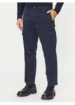 Boss Spodnie materiałowe Sisla-5-Cargo 50501614 Granatowy Regular Fit ze sklepu MODIVO w kategorii Spodnie męskie - zdjęcie 182664946
