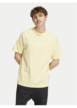 adidas T-Shirt ALL SZN IY4141 Żółty Loose Fit ze sklepu MODIVO w kategorii T-shirty męskie - zdjęcie 182664947