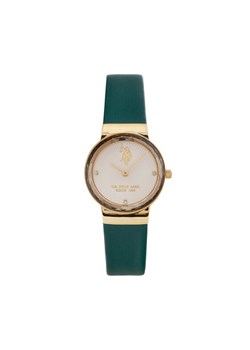 U.S. Polo Assn. Zegarek Angelique USP8256GR Zielony ze sklepu MODIVO w kategorii Zegarki - zdjęcie 182664976