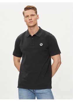 Save The Duck Polo Ovidio DR1213M-BATE18 Czarny Regular Fit ze sklepu MODIVO w kategorii T-shirty męskie - zdjęcie 182665009