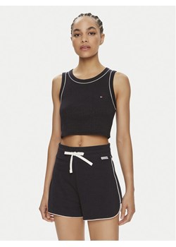 Tommy Hilfiger Top UW0UW05232 Granatowy Slim Fit ze sklepu MODIVO w kategorii Bluzki damskie - zdjęcie 182665045