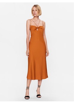 Calvin Klein Sukienka codzienna K20K205865 Brązowy Regular Fit ze sklepu MODIVO w kategorii Sukienki - zdjęcie 182665165