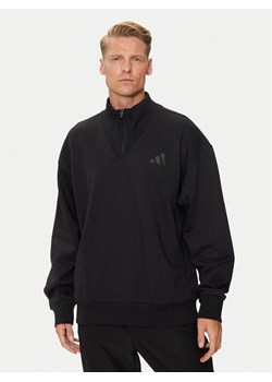 adidas Bluza ALL SZN Fleece IX1250 Czarny Loose Fit ze sklepu MODIVO w kategorii Bluzy męskie - zdjęcie 182665177