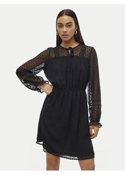 Vero Moda Sukienka codzienna Leah 10314693 Czarny Regular Fit ze sklepu MODIVO w kategorii Sukienki - zdjęcie 182665185