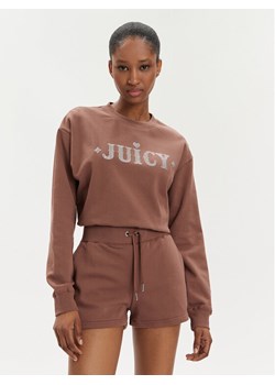Juicy Couture Bluza Cristabelle Rodeo JCBAS223824 Brązowy Regular Fit ze sklepu MODIVO w kategorii Bluzy damskie - zdjęcie 182665328