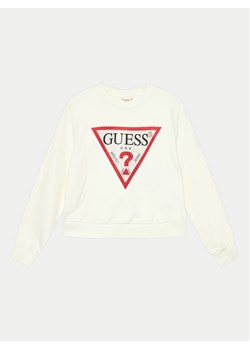 Guess Bluza J4YQ22 KA6R3 Écru Regular Fit ze sklepu MODIVO w kategorii Bluzy chłopięce - zdjęcie 182665367