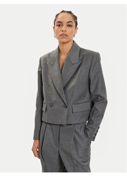IVY OAK Marynarka Jenny IO119105 Szary Loose Fit ze sklepu MODIVO w kategorii Marynarki damskie - zdjęcie 182665529