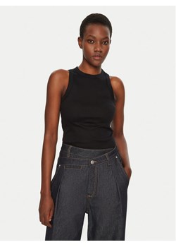 IVY OAK Top Klara IO1100X2350 Czarny Slim Fit ze sklepu MODIVO w kategorii Bluzki damskie - zdjęcie 182665586