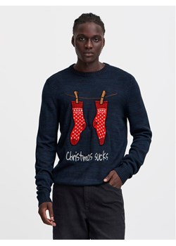Blend Sweter 20717599 Granatowy Regular Fit ze sklepu MODIVO w kategorii Swetry męskie - zdjęcie 182665587