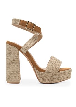 DeeZee Sandały KL-F20074-36 Beżowy ze sklepu MODIVO w kategorii Espadryle damskie - zdjęcie 182665629