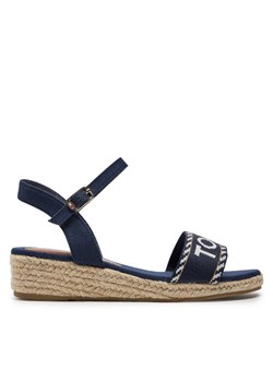 Tommy Hilfiger Espadryle Rope Wedge Sandal T3A7-33287-0890 Granatowy ze sklepu MODIVO w kategorii Espadryle damskie - zdjęcie 182665647