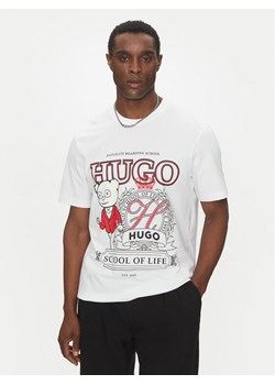 HUGO T-Shirt 50538254 Biały Relaxed Fit - id: 0000305105646 - marki Hugo Boss - 182665648 HUGO T-Shirt 50538254 Biały Relaxed Fit ze sklepu MODIVO w kategorii T-shirty męskie - zdjęcie 182665648