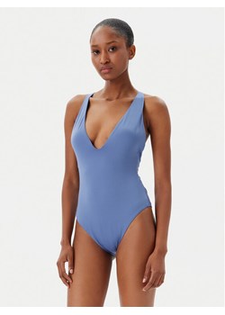 Calvin Klein Swimwear Strój kąpielowy KW0KW02798 Niebieski ze sklepu MODIVO w kategorii Stroje kąpielowe - zdjęcie 182665765
