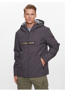 Napapijri Kurtka przejściowa Rainforest NP0A4HES Szary Regular Fit ze sklepu MODIVO w kategorii Kurtki męskie - zdjęcie 182665807