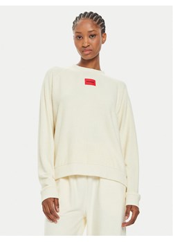 Hugo Sweter Snoozie 50523414 Écru Regular Fit ze sklepu MODIVO w kategorii Swetry damskie - zdjęcie 182665876