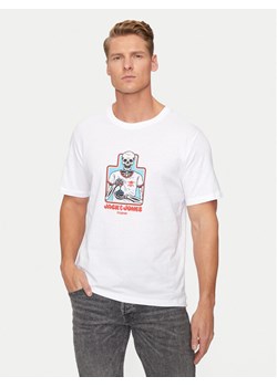 Jack&Jones T-Shirt Eight Skull 12264841 Biały Standard Fit ze sklepu MODIVO w kategorii T-shirty męskie - zdjęcie 182665935
