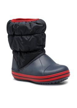 Crocs Śniegowce Winter Puff Boot 14613-485 Granatowy ze sklepu MODIVO w kategorii Buty zimowe dziecięce - zdjęcie 182665956
