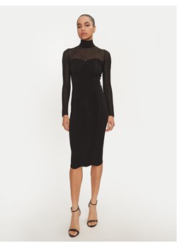Elisabetta Franchi Sukienka codzienna AM-02B-46E2-V400 Czarny Slim Fit ze sklepu MODIVO w kategorii Sukienki - zdjęcie 182665989