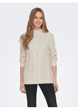 ONLY Sweter 15295457 Écru Regular Fit ze sklepu MODIVO w kategorii Swetry damskie - zdjęcie 182666038