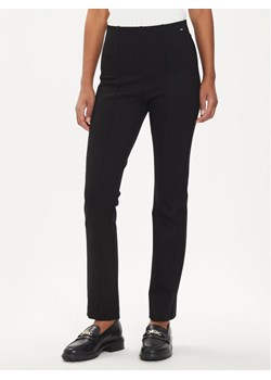 Tommy Hilfiger Spodnie materiałowe Elevated WW0WW39721 Czarny Slim Fit ze sklepu MODIVO w kategorii Spodnie damskie - zdjęcie 182666086