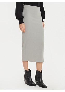 Brave Soul Spódnica ołówkowa LSKJ-272YEMIGRY Szary Slim Fit ze sklepu MODIVO w kategorii Spódnice - zdjęcie 182666088
