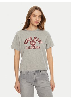 Guess T-Shirt W5RI43 K8HM0 Szary Regular Fit ze sklepu MODIVO w kategorii Bluzki damskie - zdjęcie 182666169