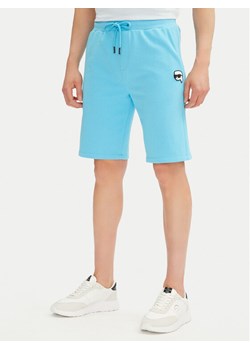 KARL LAGERFELD Szorty sportowe 705014 552900 Turkusowy Regular Fit ze sklepu MODIVO w kategorii Spodenki męskie - zdjęcie 182666248