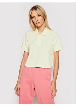 adidas Polo Tennis Luxe H56469 Żółty Regular Fit ze sklepu MODIVO w kategorii Bluzki damskie - zdjęcie 182666269