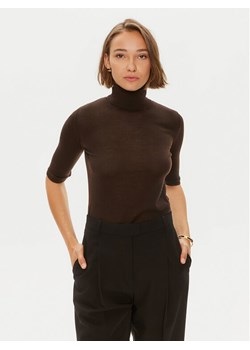 Max Mara Leisure Golf Vadius 2426366098 Brązowy Standard Fit ze sklepu MODIVO w kategorii Swetry damskie - zdjęcie 182666289