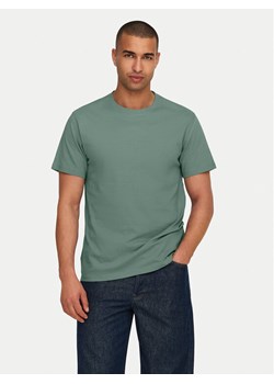 Only & Sons T-Shirt 22025208 Zielony Regular Fit - id: 0000304805332 - marki Only & Sons - 182666319 Only & Sons T-Shirt 22025208 Zielony Regular Fit ze sklepu MODIVO w kategorii T-shirty męskie - zdjęcie 182666319