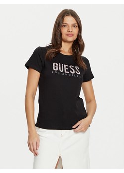 Guess T-Shirt W5RI19 I3Z14 Czarny Regular Fit ze sklepu MODIVO w kategorii Bluzki damskie - zdjęcie 182666325