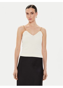 Morgan Top 241-MUSTO Écru Slim Fit ze sklepu MODIVO w kategorii Bluzki damskie - zdjęcie 182666435