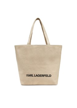 KARL LAGERFELD Torebka A1W50072 Beżowy - id: 8721066254153 - marki Karl Lagerfeld - 182666485 KARL LAGERFELD Torebka A1W50072 Beżowy ze sklepu MODIVO w kategorii Torby Shopper bag - zdjęcie 182666485