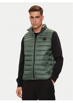 Boss Kamizelka Odeno1 50505255 Zielony Slim Fit ze sklepu MODIVO w kategorii Kamizelki męskie - zdjęcie 182666525