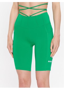 Guess Kolarki Brigit V3GD02 MC04Z Zielony Super Skinny Fit ze sklepu MODIVO w kategorii Szorty - zdjęcie 182666639