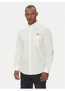 Aeronautica Militare Koszula 251CA1277CT3532 Biały Regular Fit ze sklepu MODIVO w kategorii Koszule męskie - zdjęcie 182666815