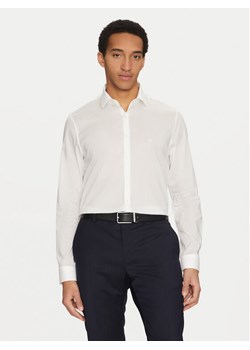 Calvin Klein Koszula K10K114356 Biały Regular Fit ze sklepu MODIVO w kategorii Koszule męskie - zdjęcie 182666925