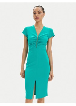 Rinascimento Sukienka koktajlowa CFC0117728003 Turkusowy Slim Fit ze sklepu MODIVO w kategorii Sukienki - zdjęcie 182666939