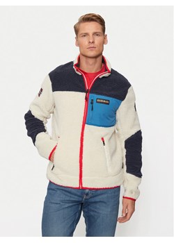 Napapijri Polar Yupik NP0A4GNT Beżowy Regular Fit ze sklepu MODIVO w kategorii Bluzy męskie - zdjęcie 182667056