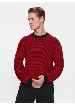 Hugo Sweter Sonderson 50500007 Czerwony Regular Fit ze sklepu MODIVO w kategorii Swetry męskie - zdjęcie 182667119